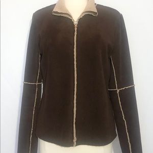 VELVET Brown Jacket Size Large